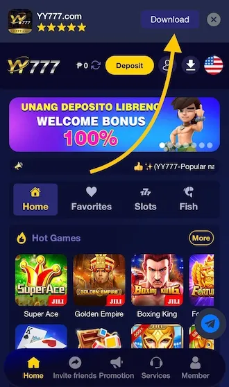 Download the YY777 Casino App for Mobile